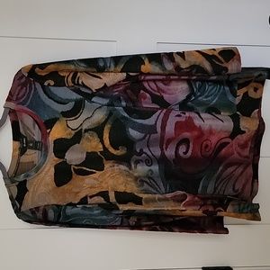 Ali Miles Knit Jacquard in jewel tones Size S